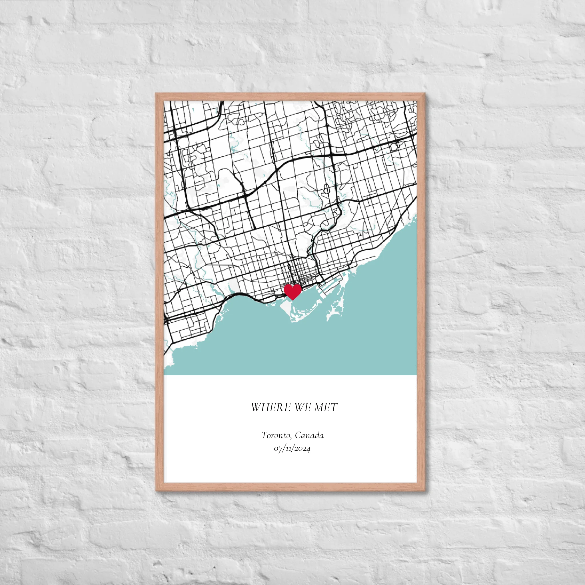 Where We Met Map