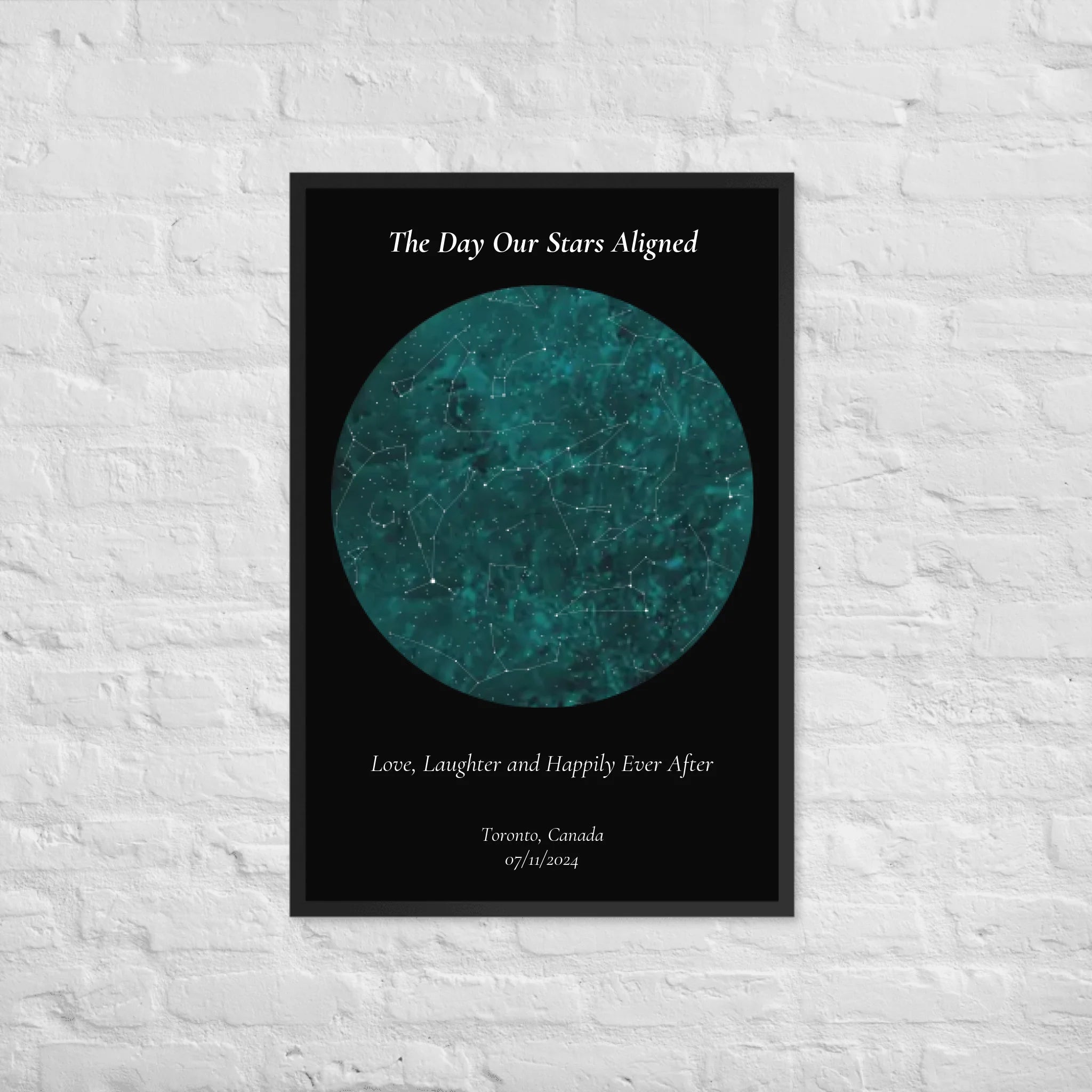 Emerald Green Star Map