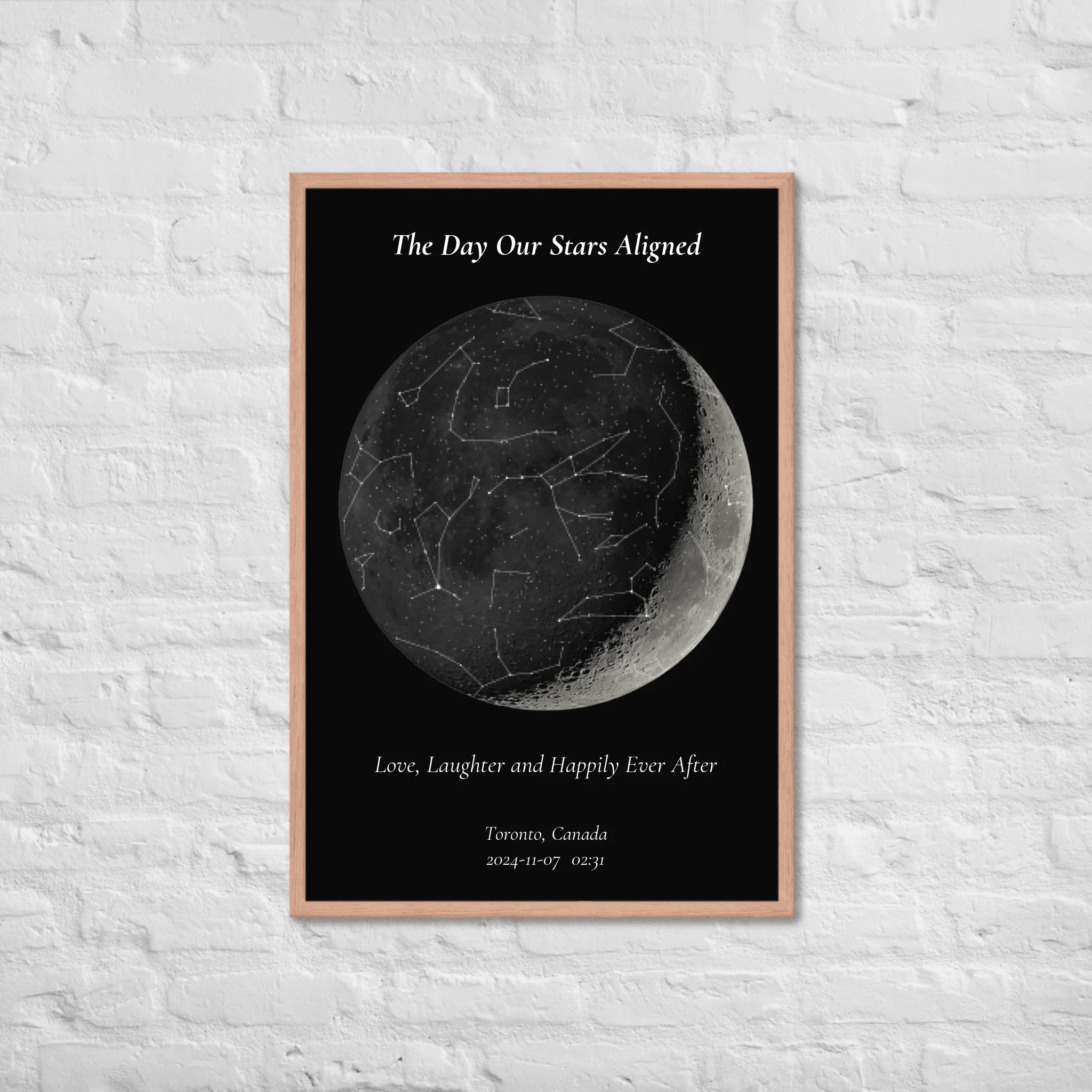 Star Map - Moon Phase Fusion