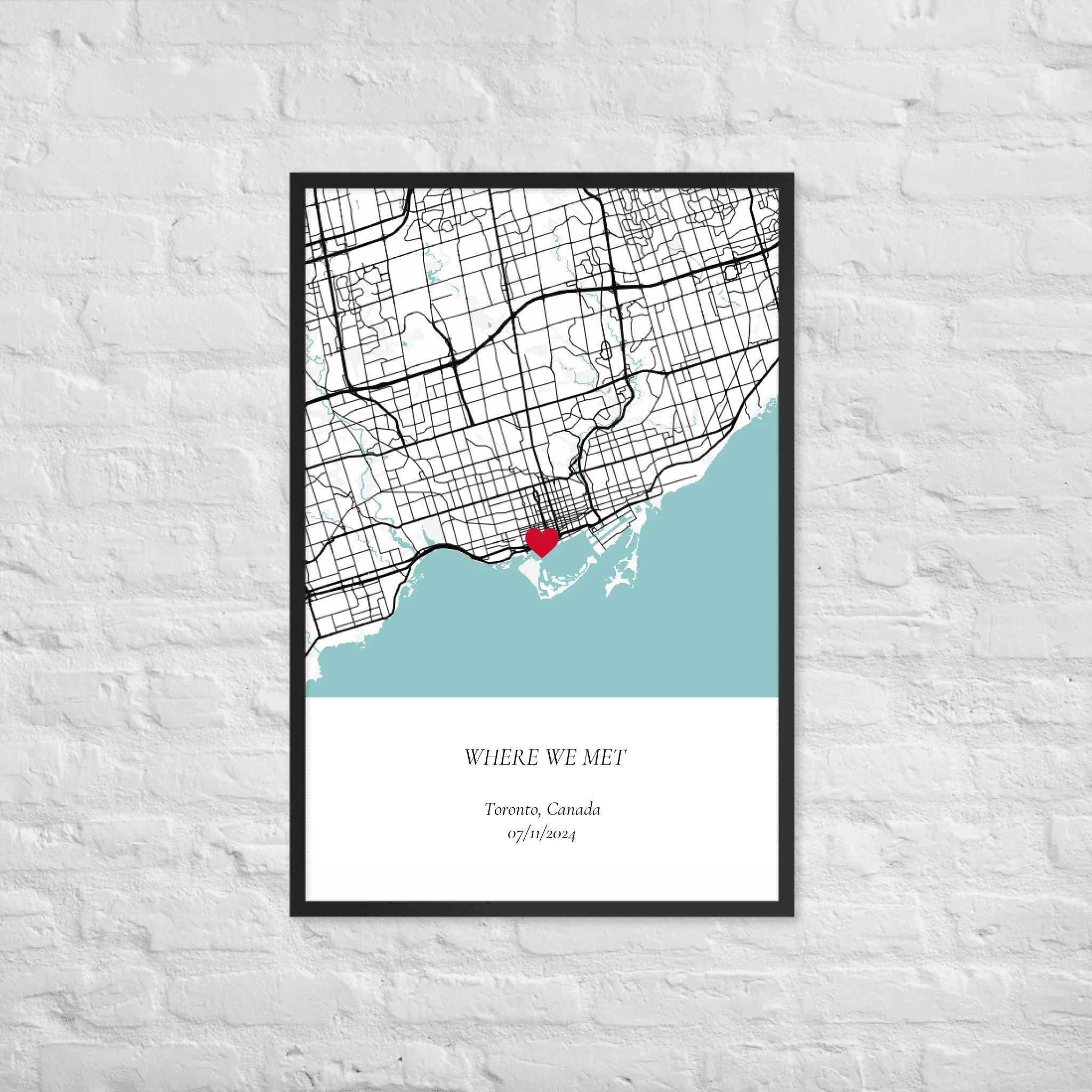 Where We Met Map