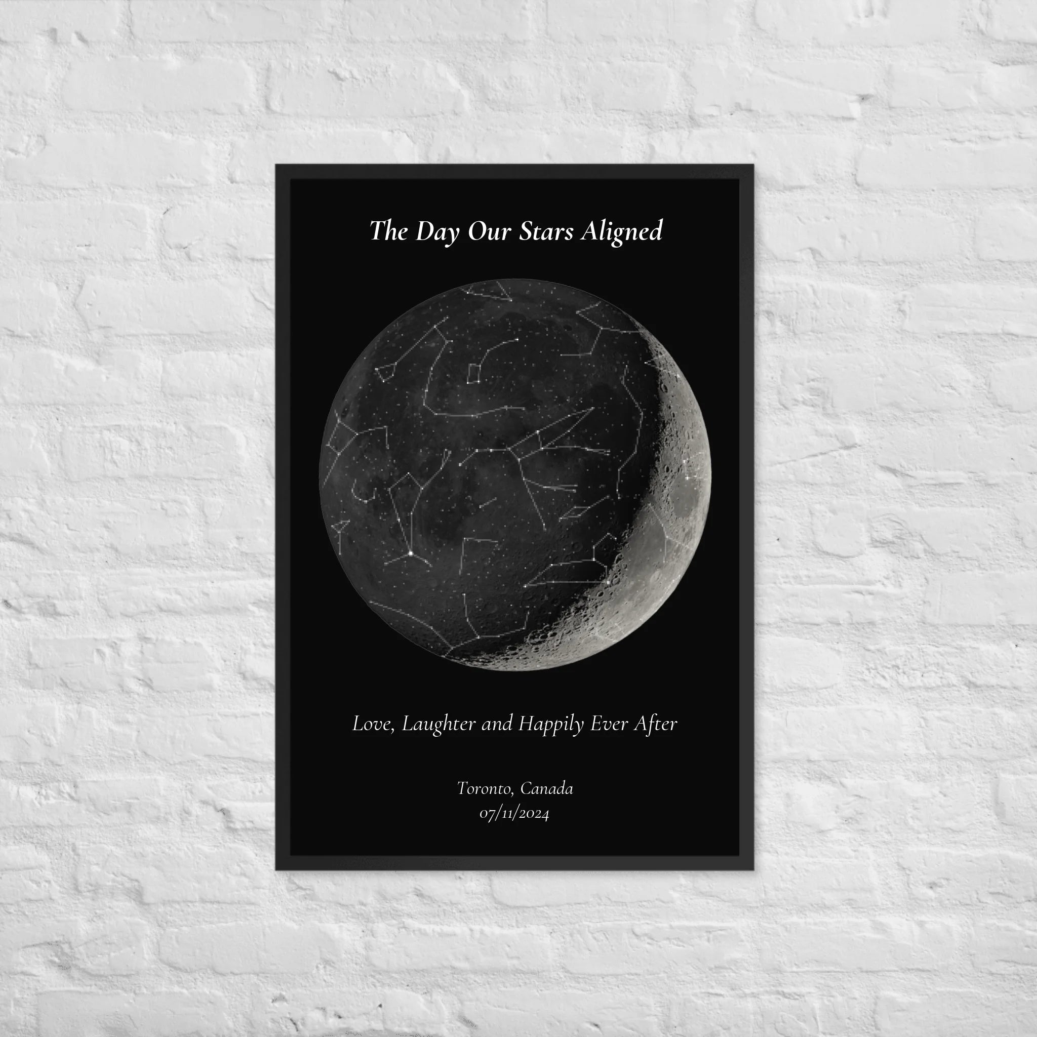 Star Map - Moon Phase Fusion
