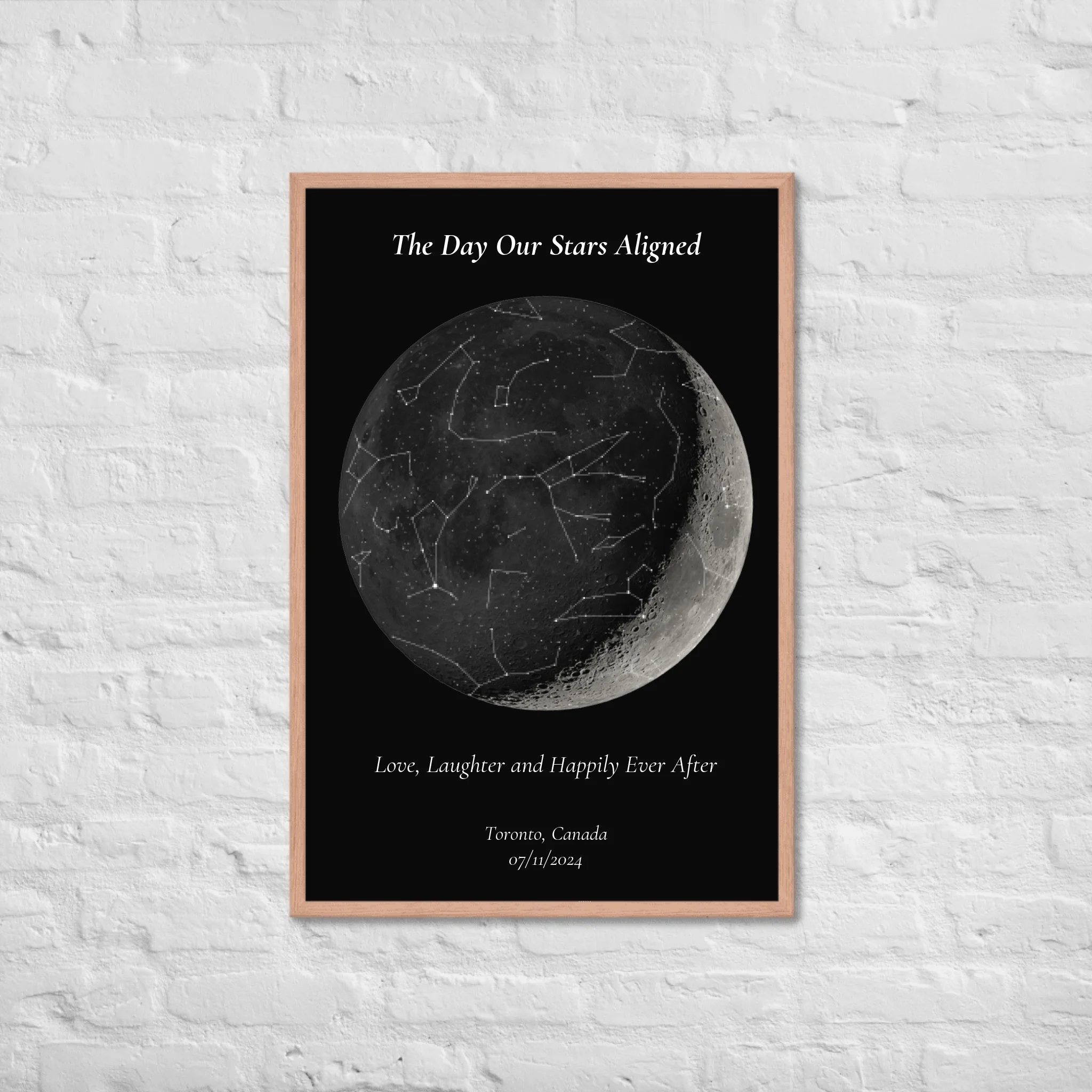 Star Map - Moon Phase Fusion