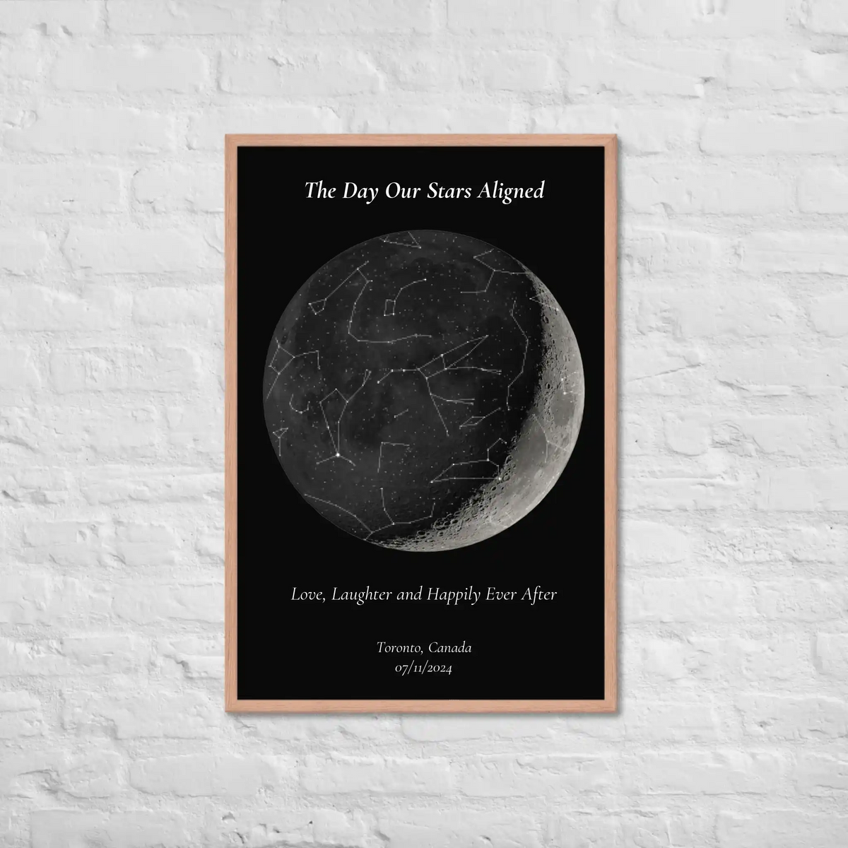 Star Map - Moon Phase Fusion