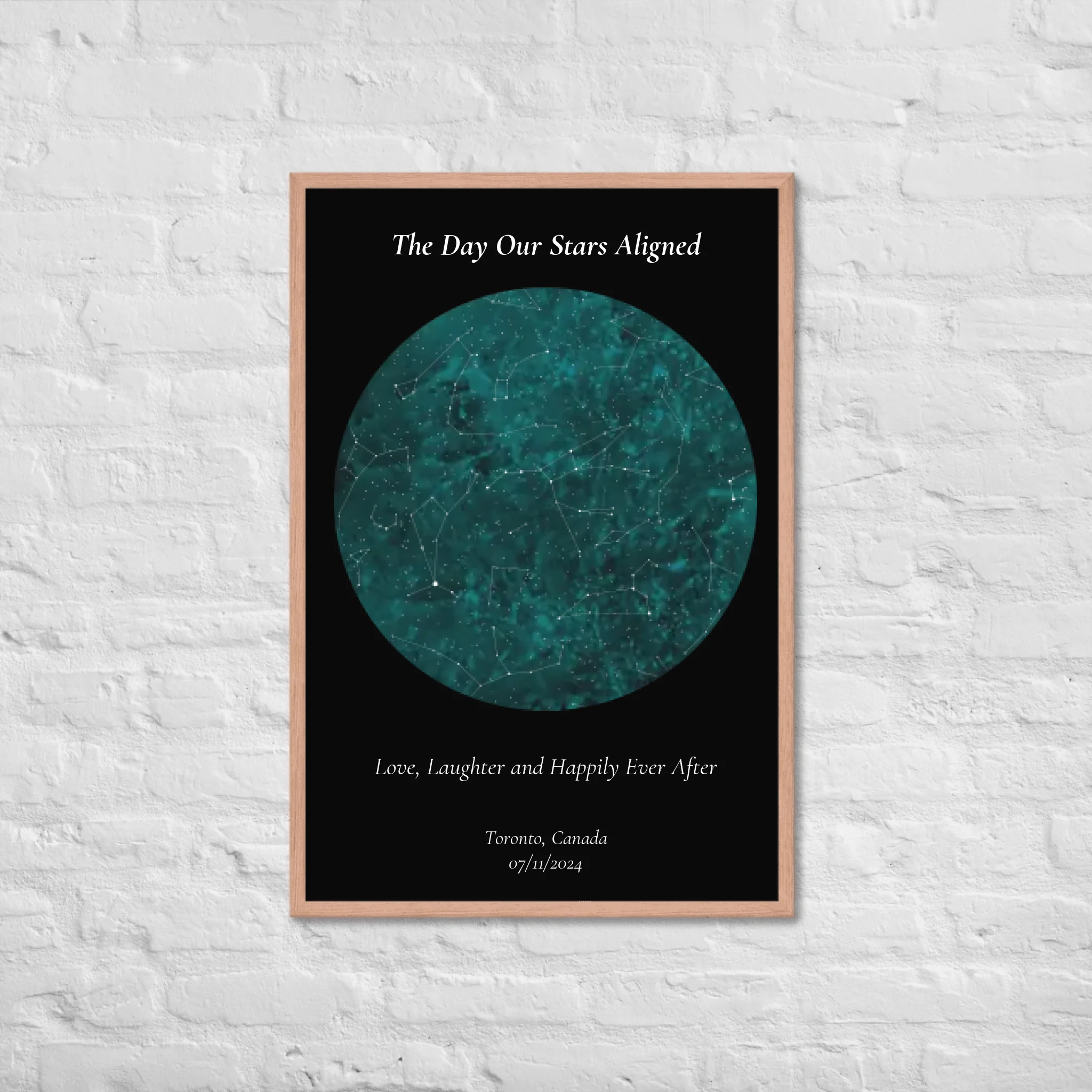 Emerald Green Star Map